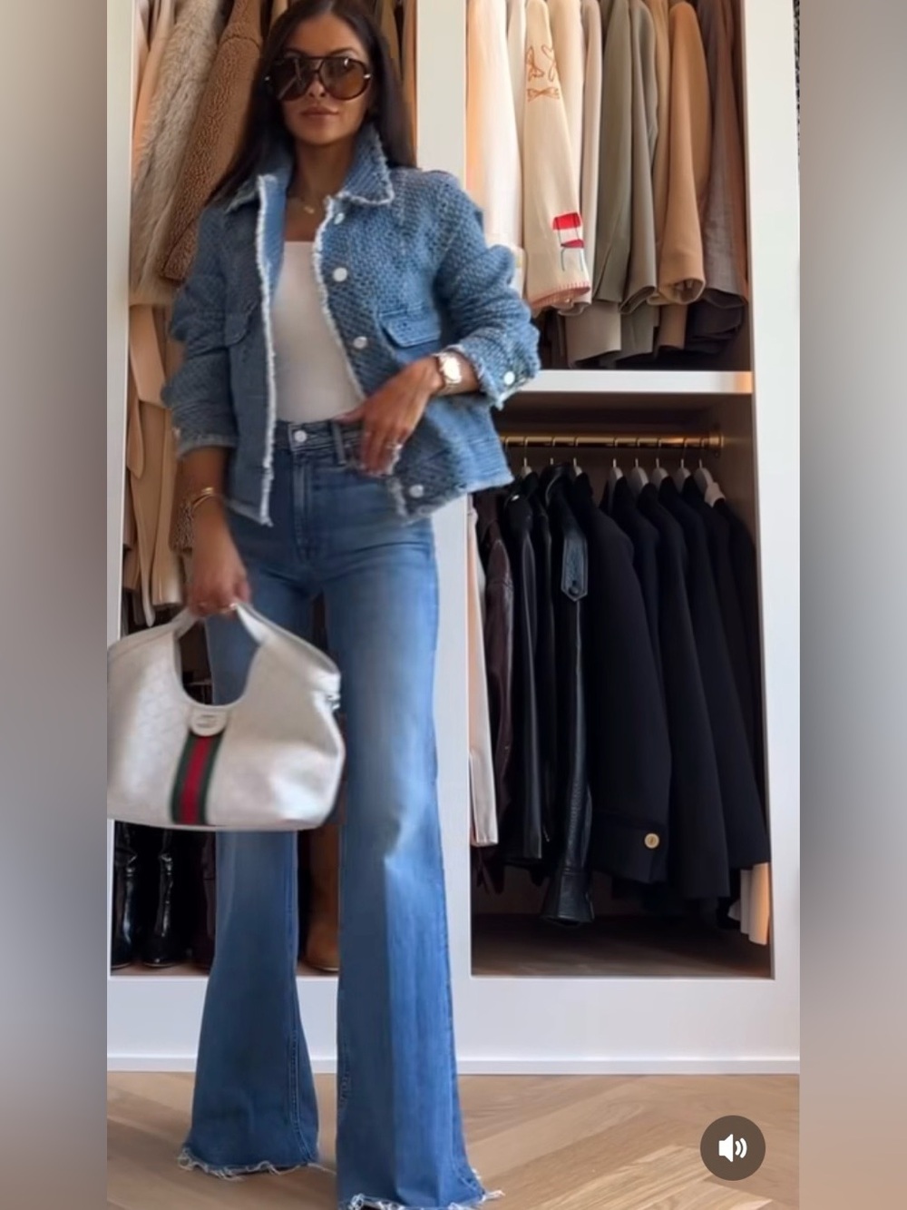 ZARA ZW COLLECTION DENIM JACKET